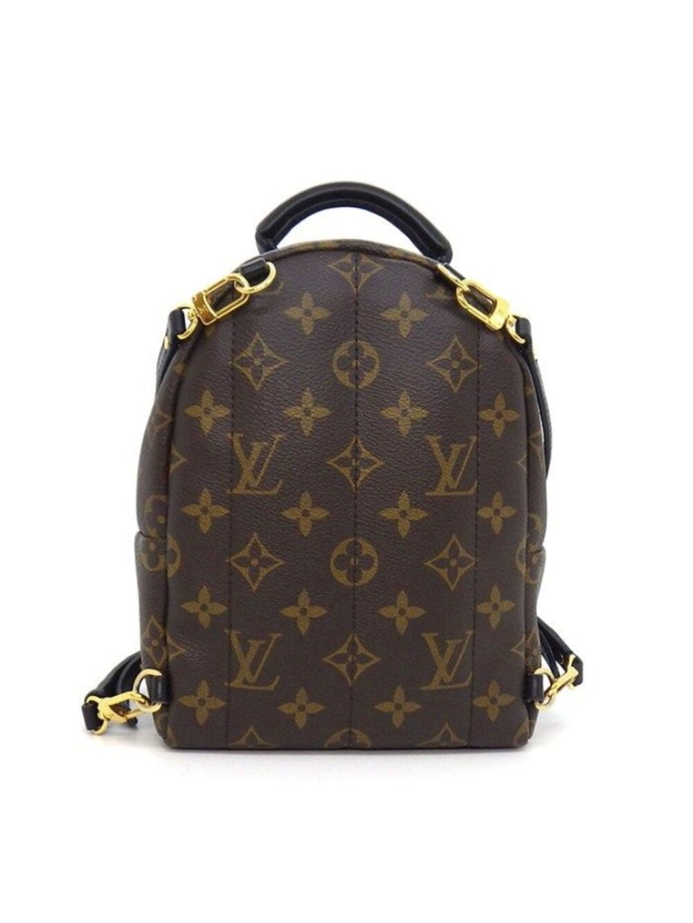 Louis Vuitton Backpack Palm Springs Mini Brown Monogram Canvas Leather - Picture 2 of 11